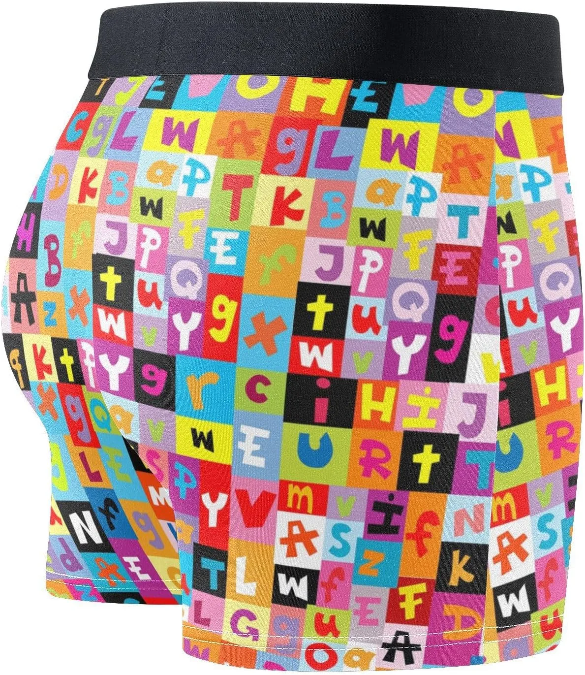 Poeticcity Men's 3D Cut Crotch Underwear, Boxer Briefs Double-layer Underpants(S-XXL)