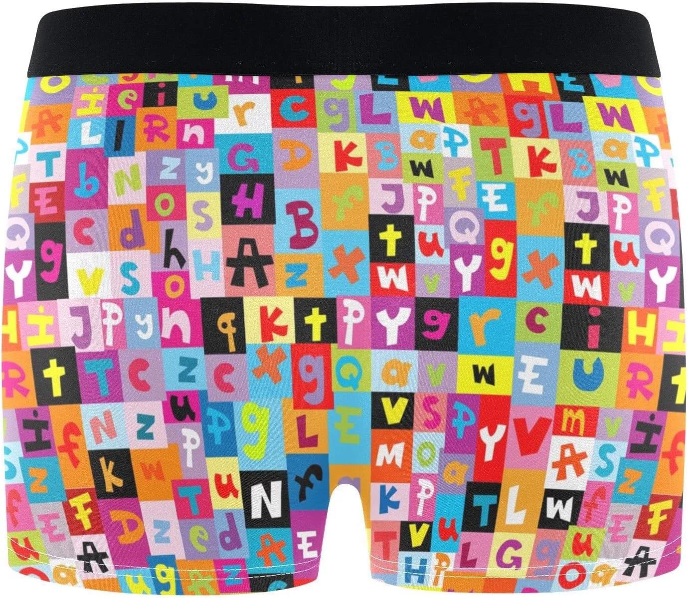 Poeticcity Men's 3D Cut Crotch Underwear, Boxer Briefs Double-layer Underpants(S-XXL)