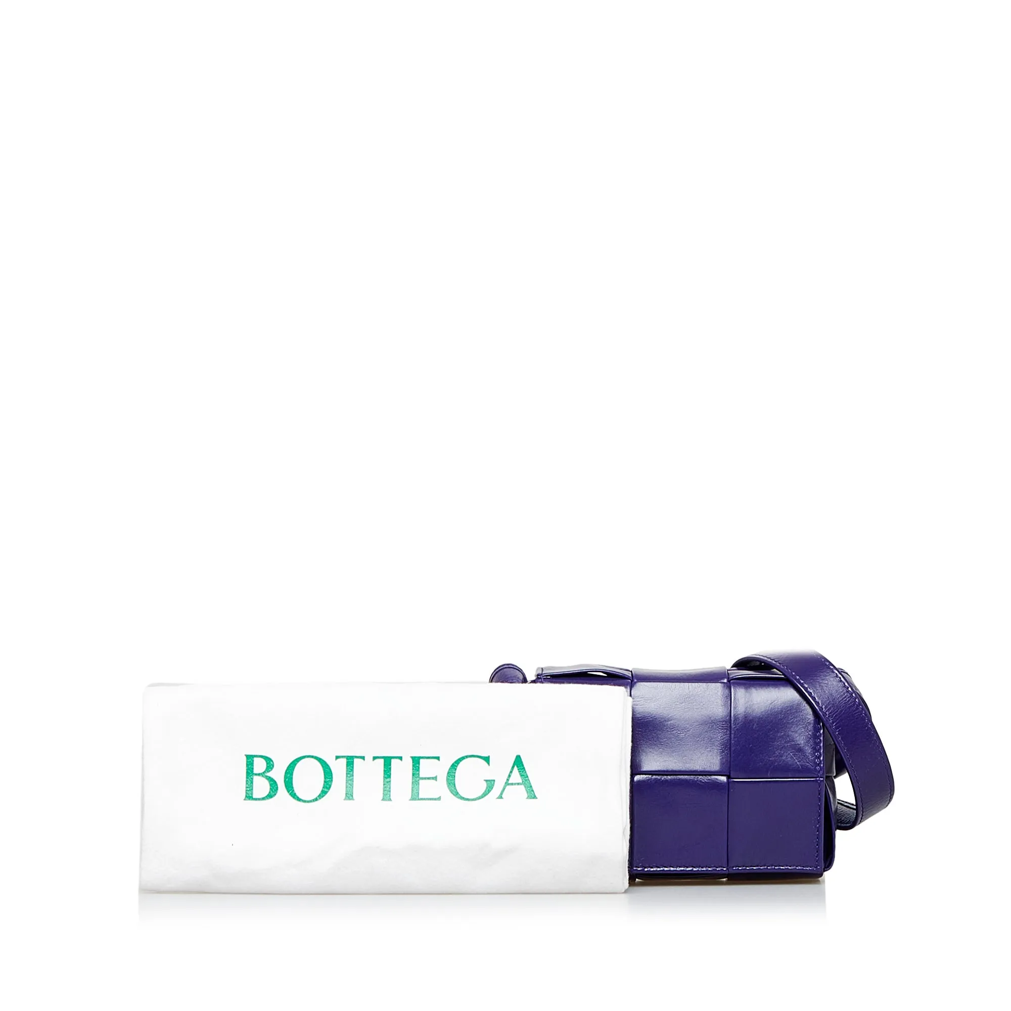 Purple Bottega Veneta Candy Nappa Intrecciato Cassette Crossbody