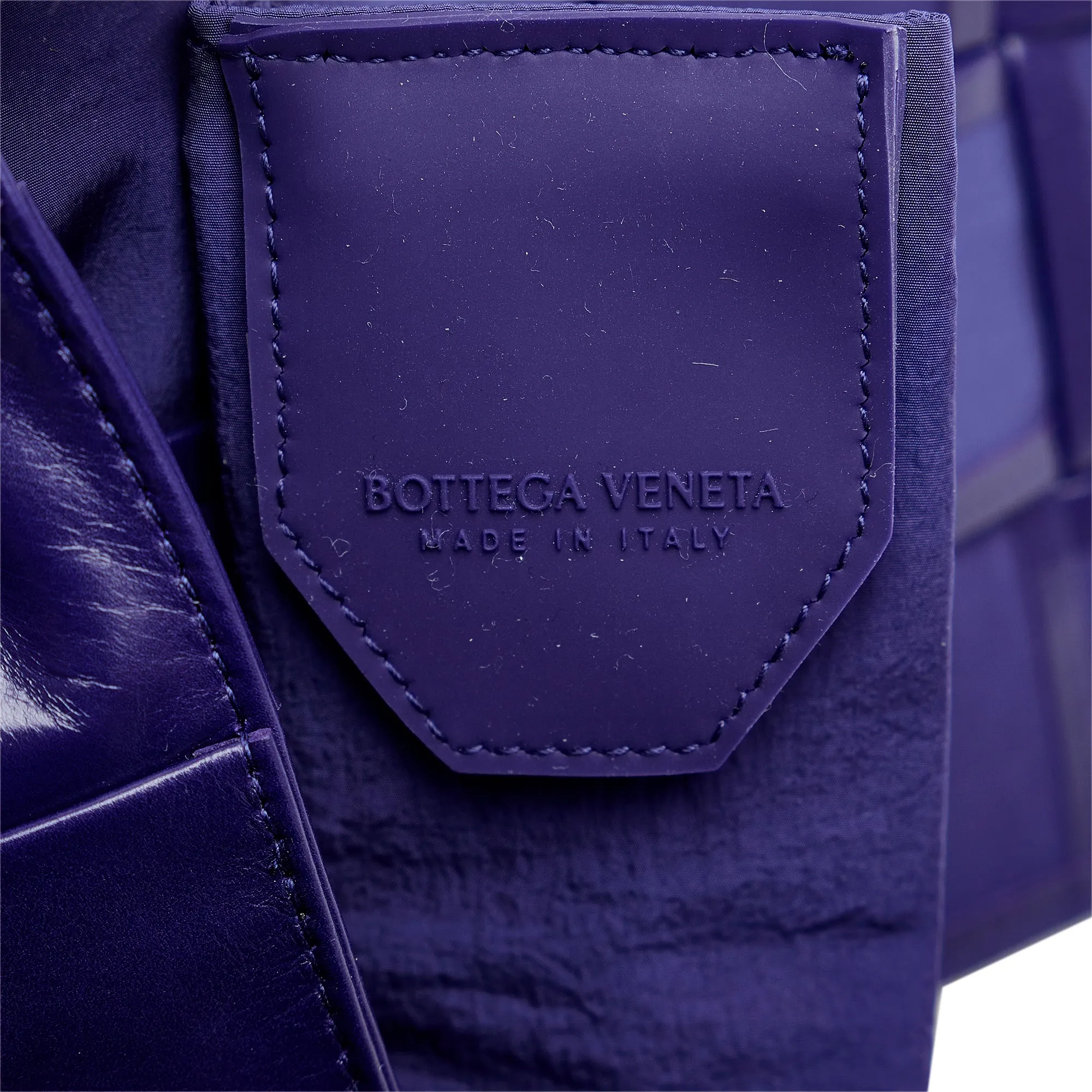 Purple Bottega Veneta Candy Nappa Intrecciato Cassette Crossbody