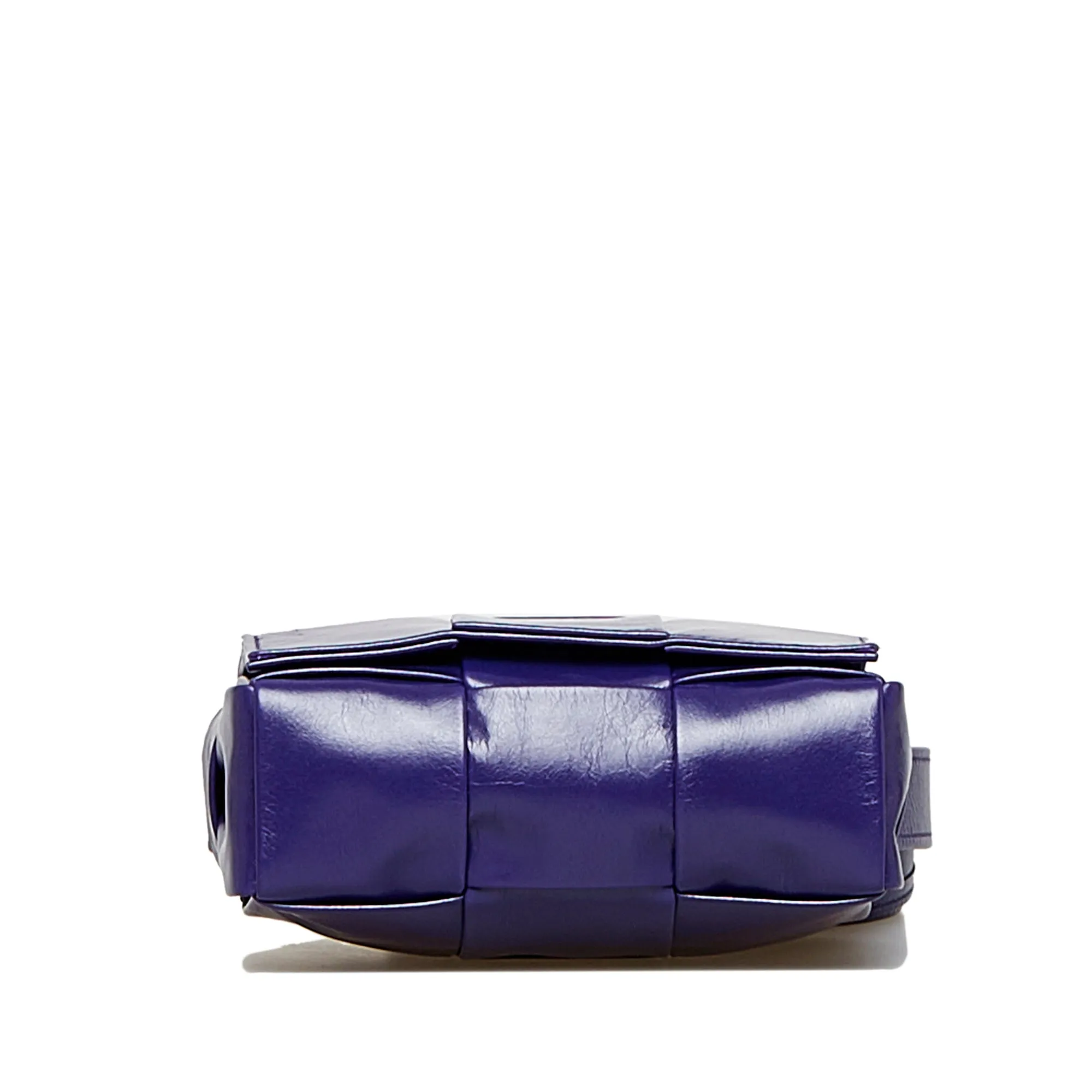 Purple Bottega Veneta Candy Nappa Intrecciato Cassette Crossbody