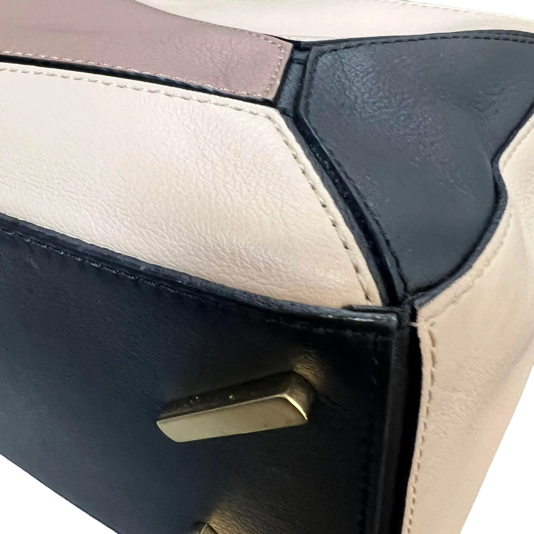 Puzzle Bag Medium Calfskin Sand GHW