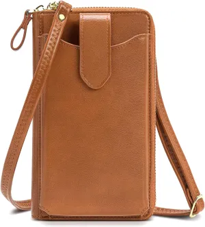 RONSIN Small Crossbody Phone Bag for Women Cell Phone Purse Wallet Mini Shoulder Bag with RFID Card Slots