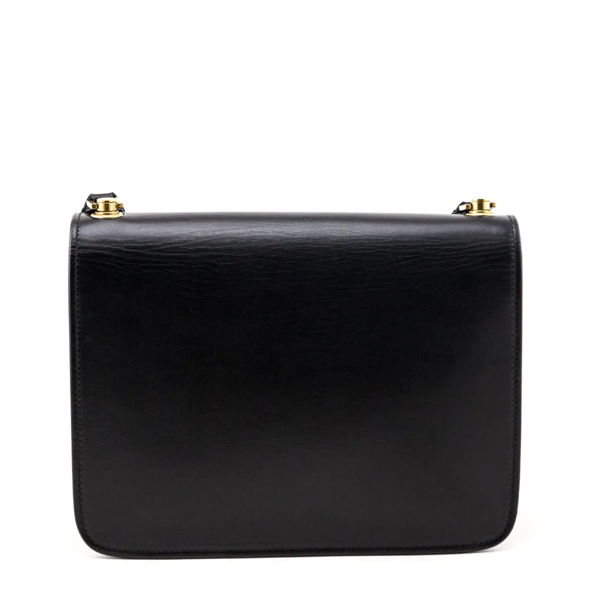 Saint Laurent Black Box Calfskin Le Carre Shoulder Bag