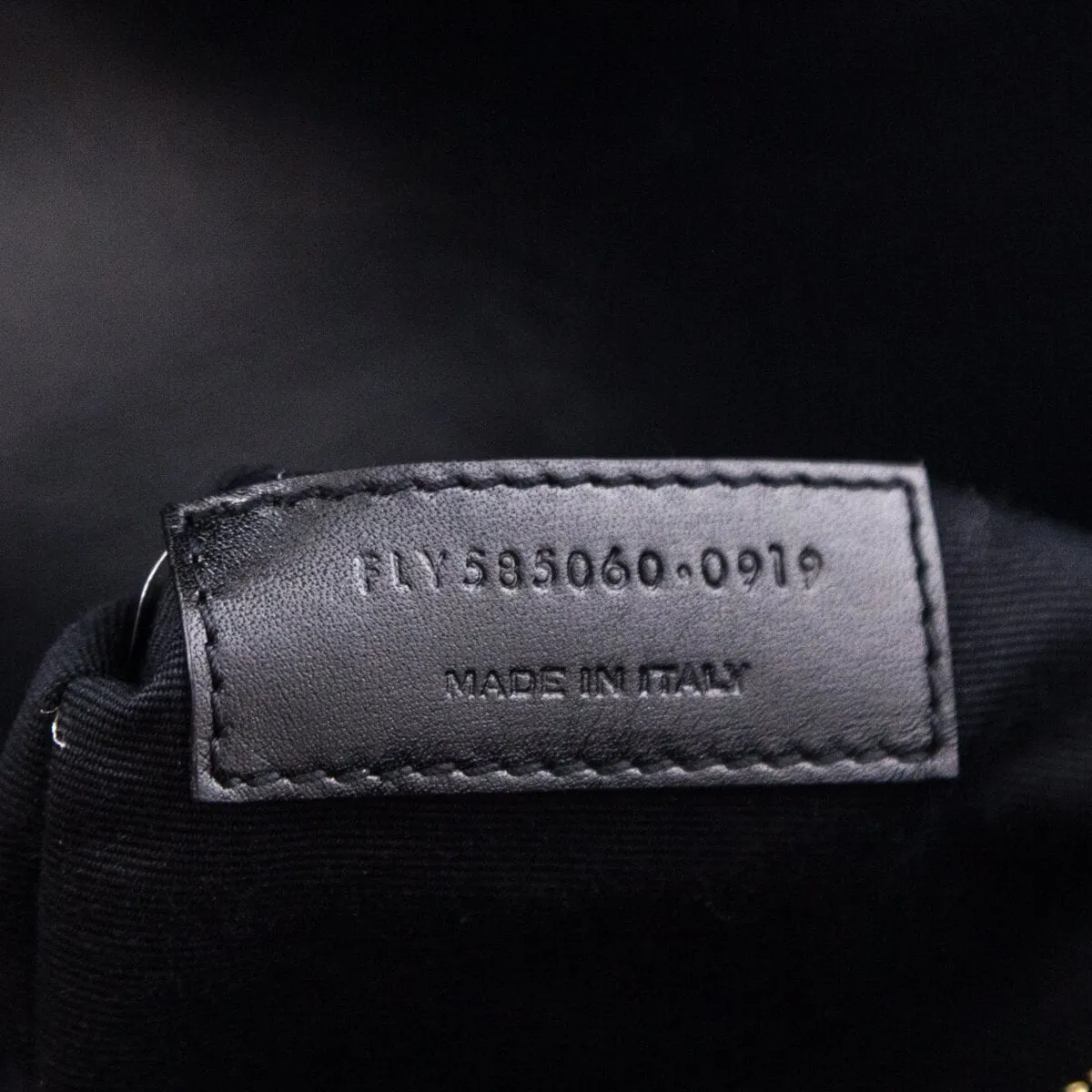 Saint Laurent Black Box Calfskin Le Carre Shoulder Bag