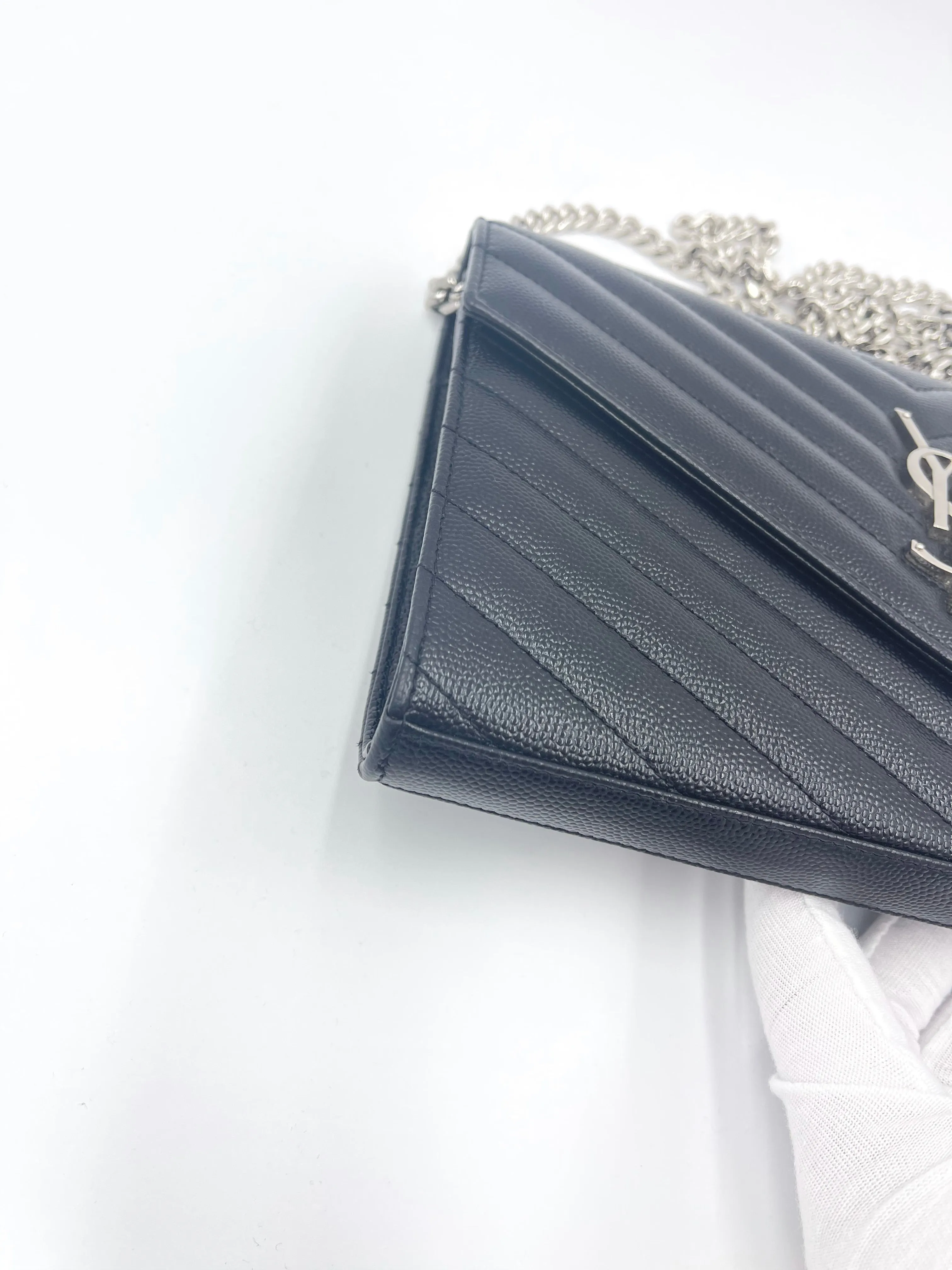 Saint Laurent Envelope Wallet on Chain