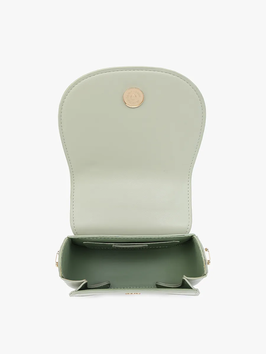 Santiago Vegan Mini Saddle Bag