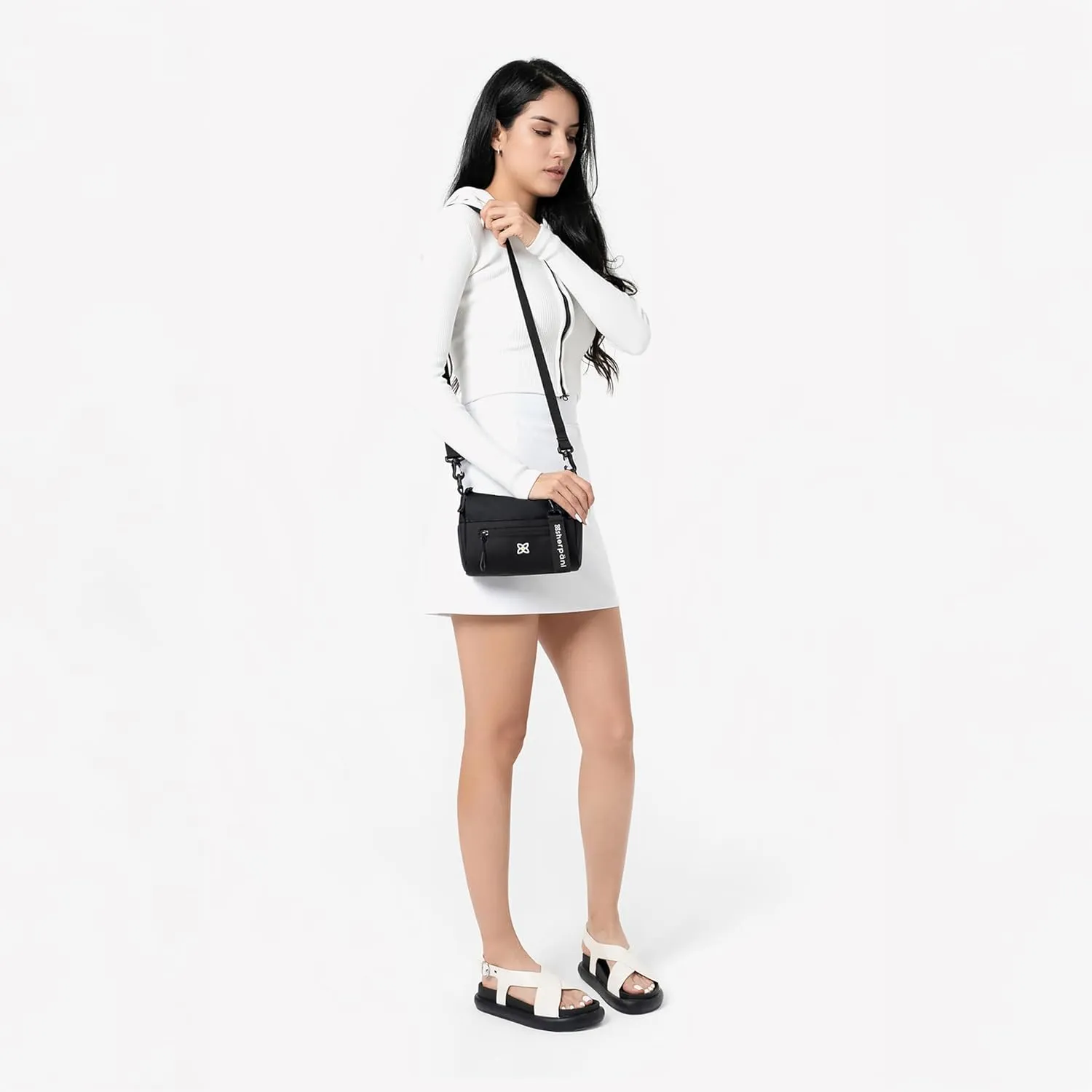 Sherpani Skye, Small Crossbody Purse, Nylon Crossbody Bag, Lightweight Cross Body, Purses for Women, RFID Protection