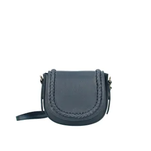 The Plaited Leather Saddle Bag