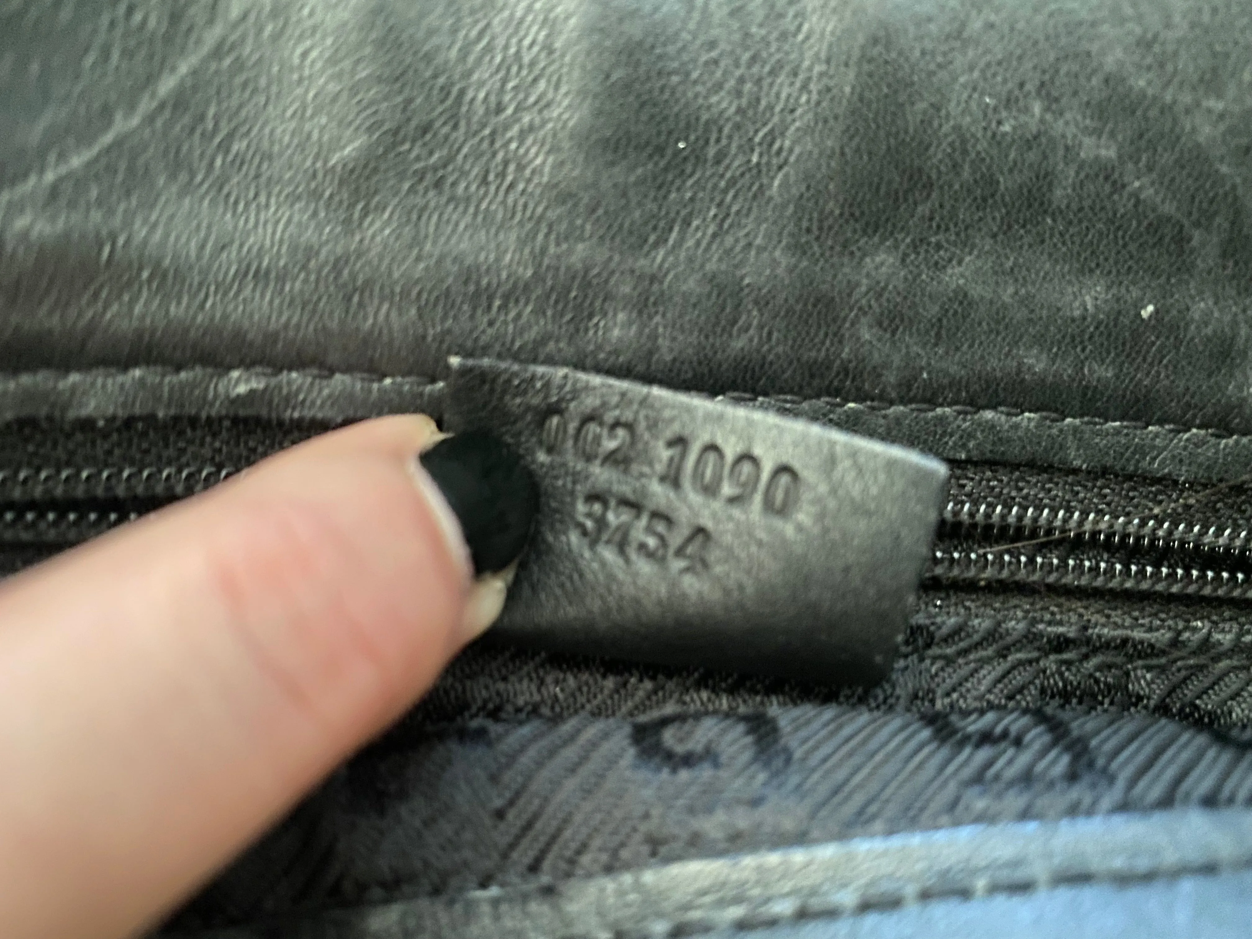 Tom ford for Gucci Black Leather Handbag