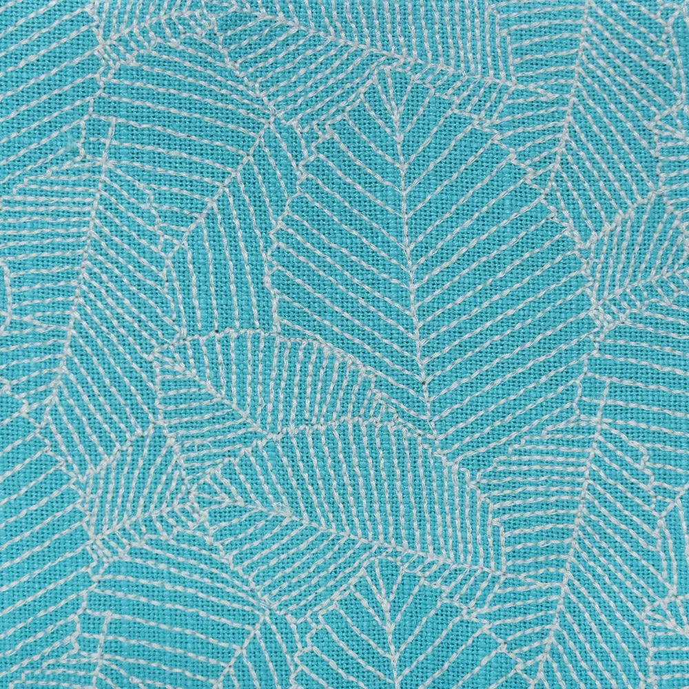Turquoise Tropical Small Box Bag