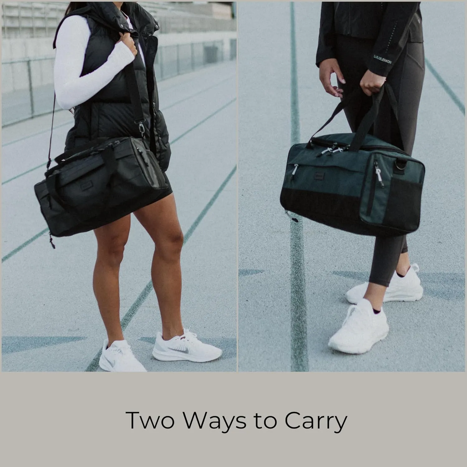 Vooray 22L Boost Duffel Bag  Small Travel & Sports Gym Bag for Women and Men with Shoe Pocket, Weekender for Overnight Football, Travel, Hospital Stays or Workout