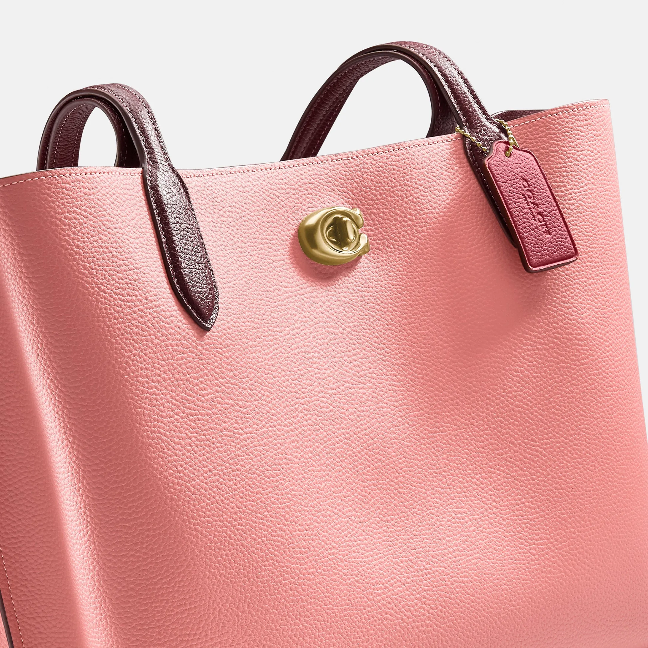 Willow Tote In Colorblock With Signature Canvas Interior