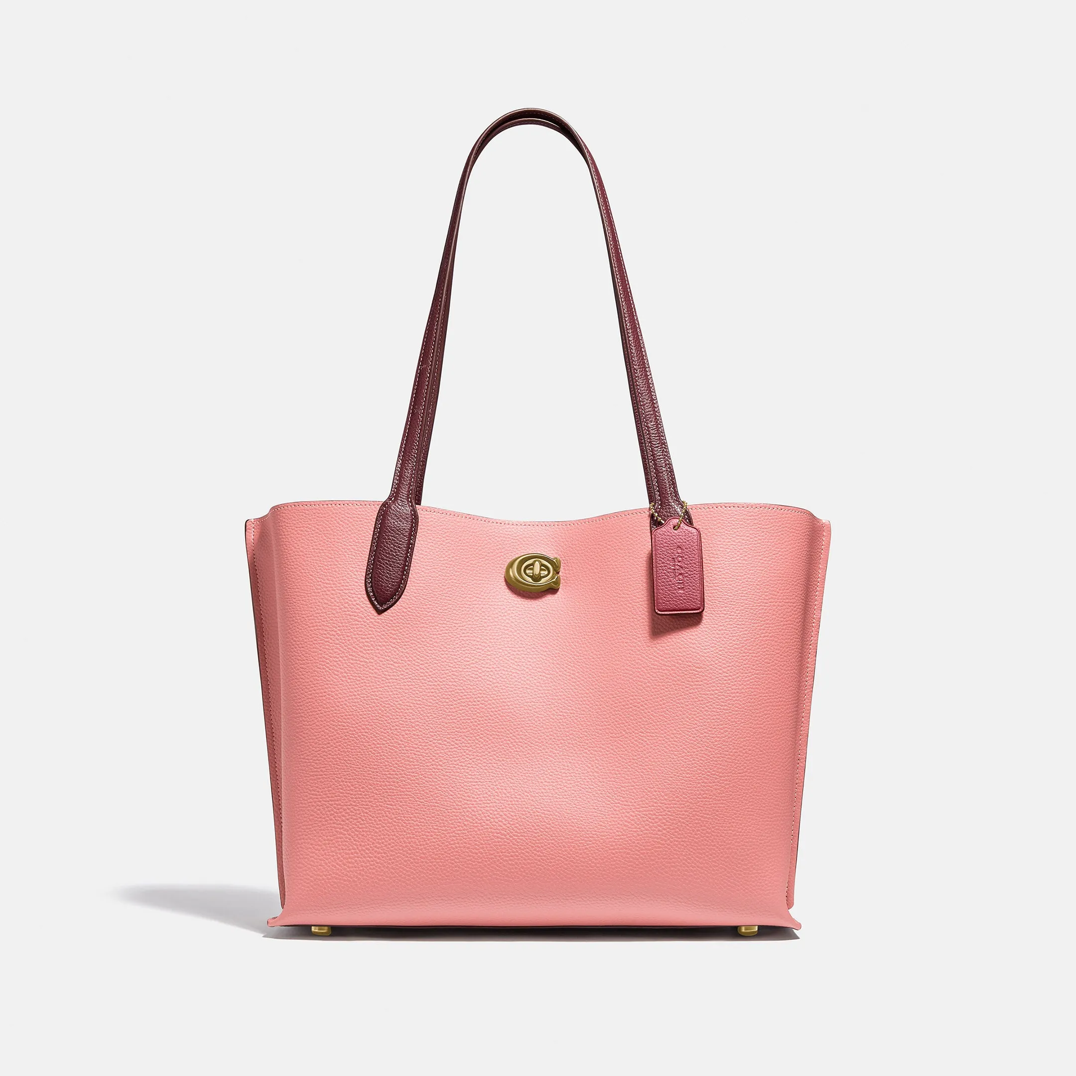 Willow Tote In Colorblock With Signature Canvas Interior