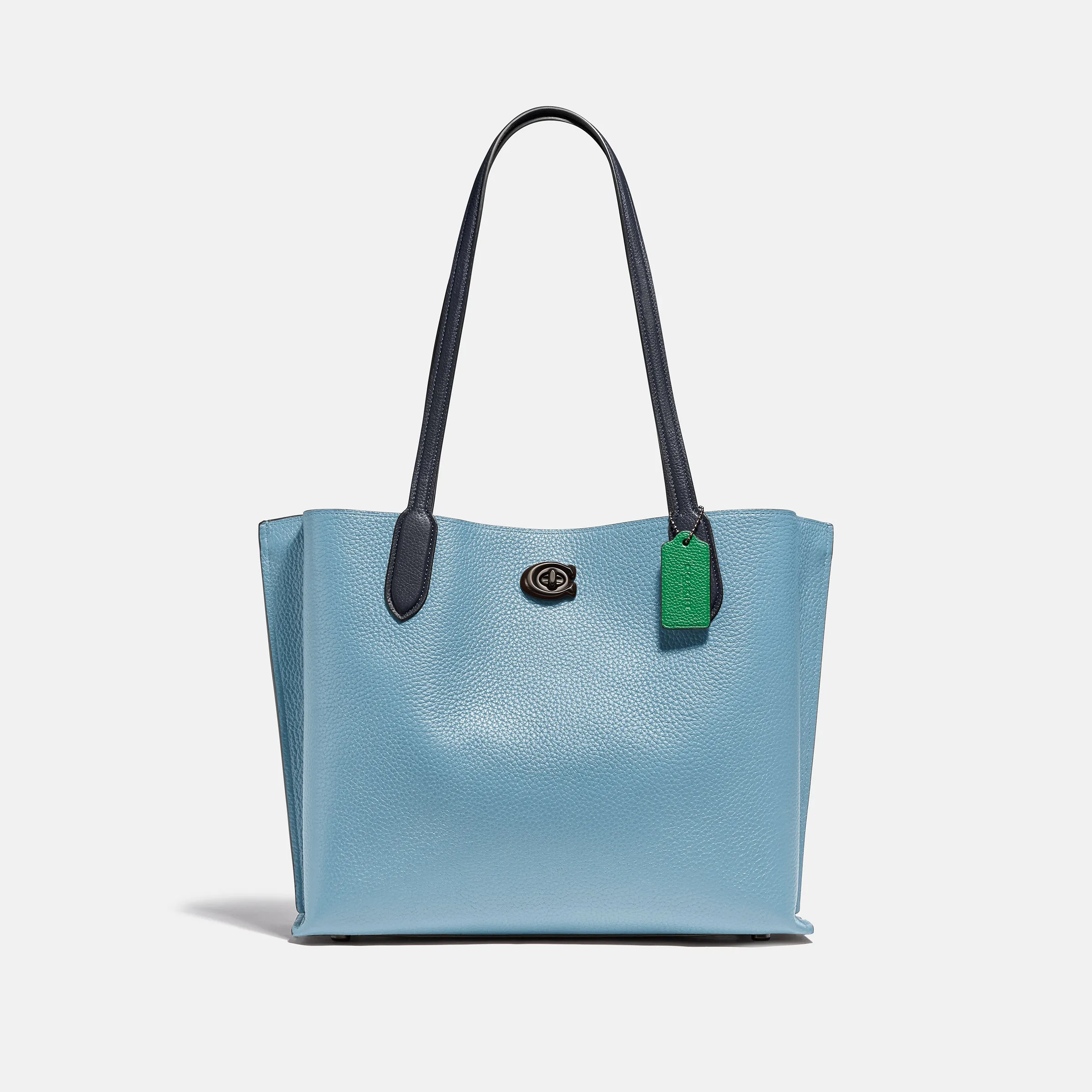 Willow Tote In Colorblock With Signature Canvas Interior