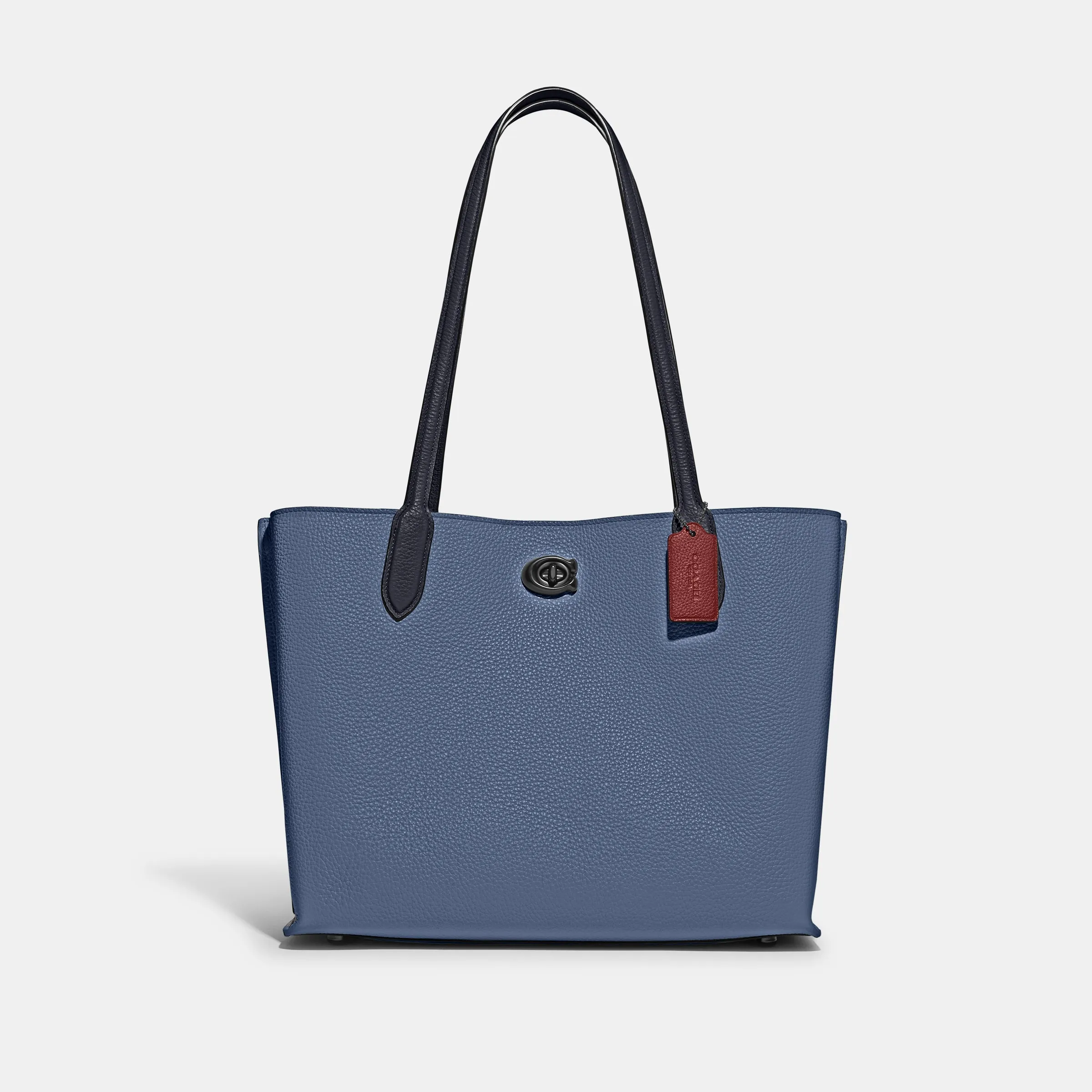 Willow Tote In Colorblock With Signature Canvas Interior