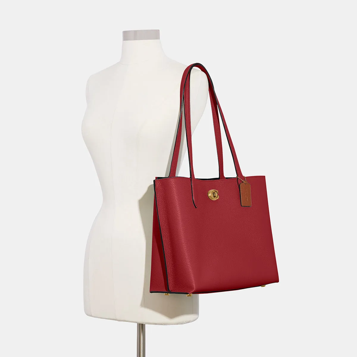 Willow Tote In Colorblock With Signature Canvas Interior