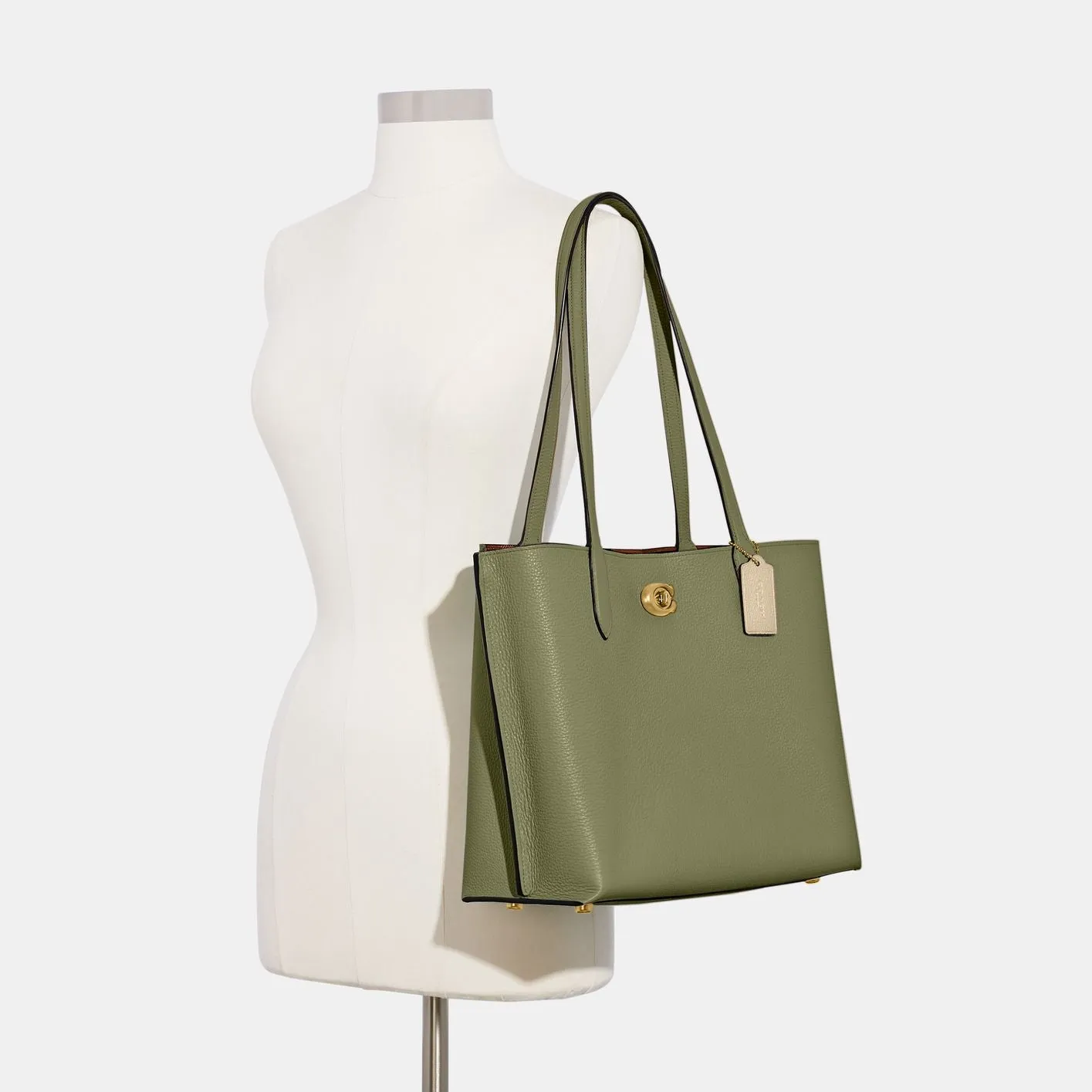 Willow Tote In Colorblock With Signature Canvas Interior
