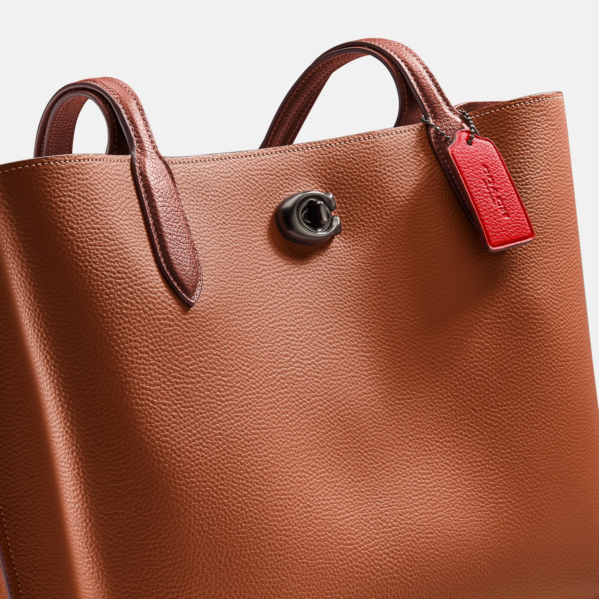 Willow Tote In Colorblock With Signature Canvas Interior