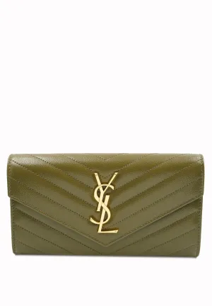 YSL cassandre long wallet with GHW ASL5468