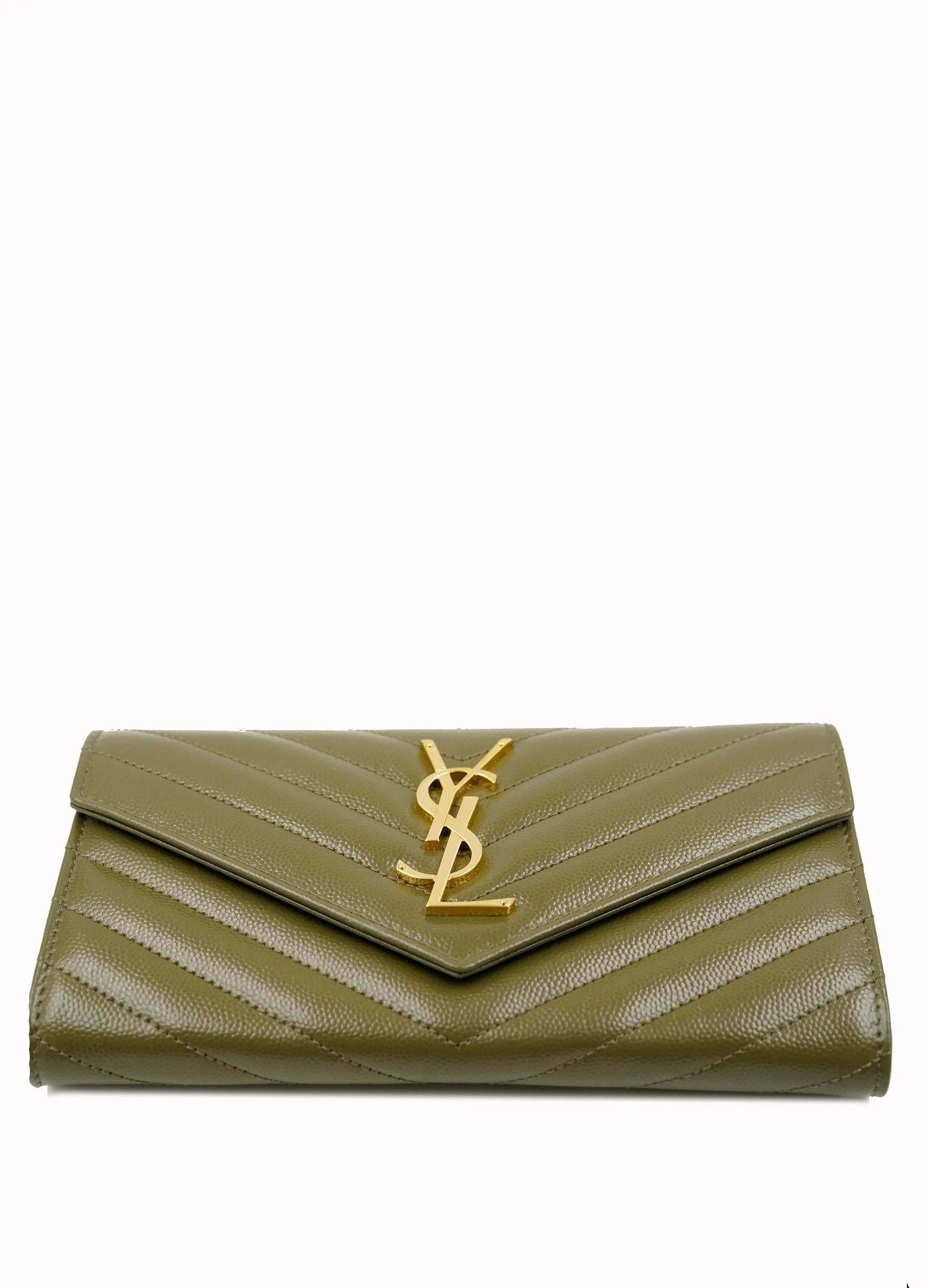 YSL cassandre long wallet with GHW ASL5468