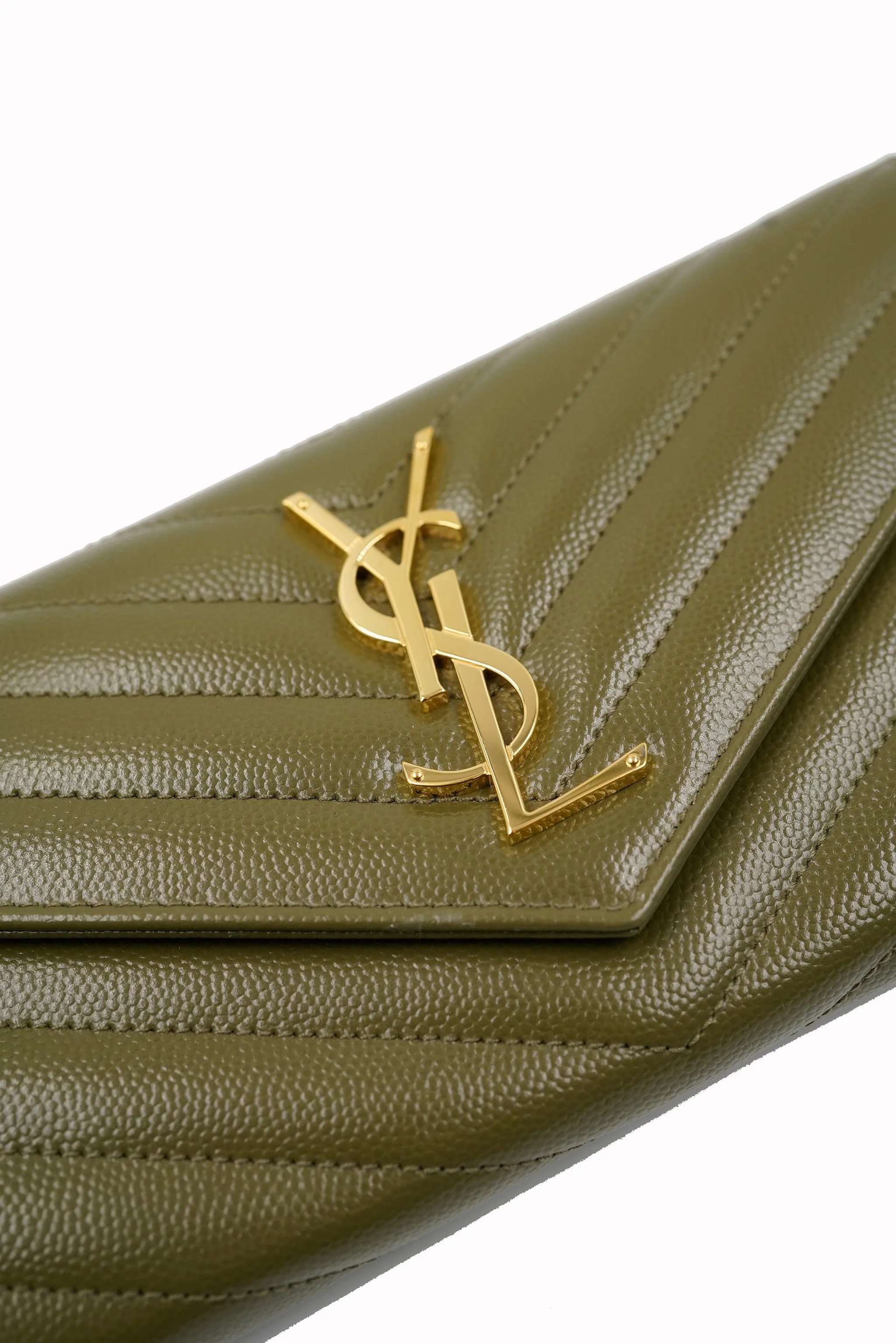 YSL cassandre long wallet with GHW ASL5468