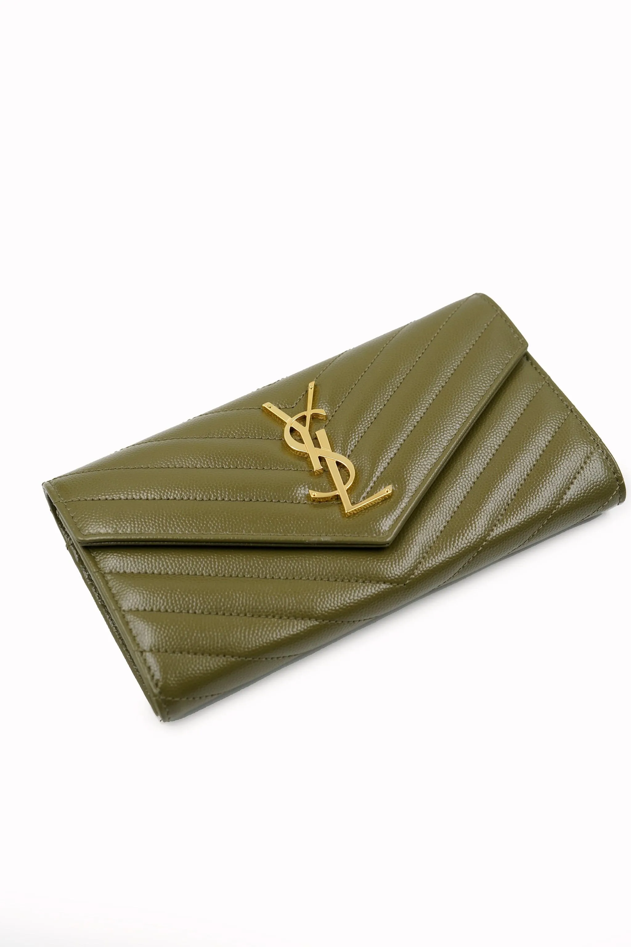 YSL cassandre long wallet with GHW ASL5468