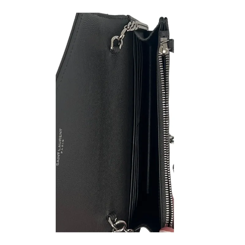 YSL Grain de Poudre Envelope Wallet on Chain